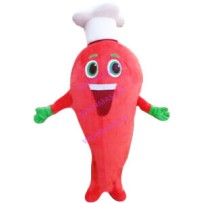 Chef Red Pepper Mascot Costume