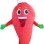 Chef Red Pepper Mascot Costume
