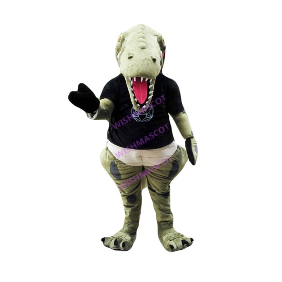 Fierce Muscle Dinosaur Mascot Costume