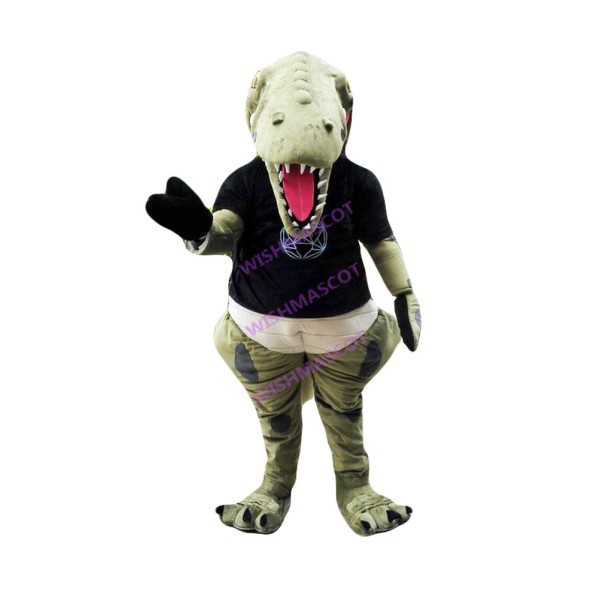 Fierce Muscle Dinosaur Mascot Costume