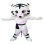 Taekwondo White Tiger Mascot Costume