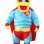 Fierce Superman Blue Duck Mascot Costume