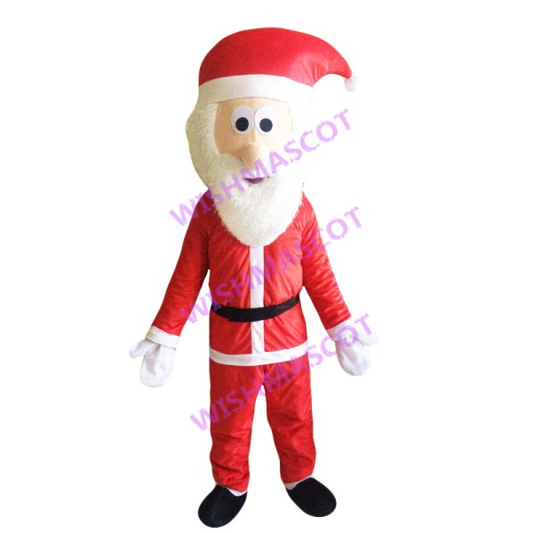 Skinny Version Santa Claus Mascot Costume