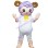 Purple Hair Sheep Mascot Costume