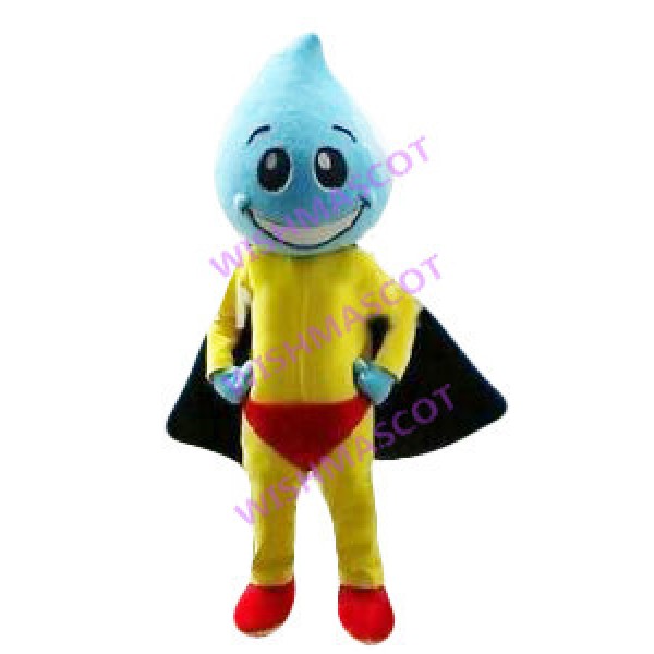 Water Droplet Superman Mascot Costume