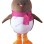 Brown Lace Penguin Mascot Costume