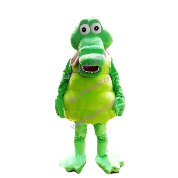 Short Body Cartoon Crocodile Mascot Costume