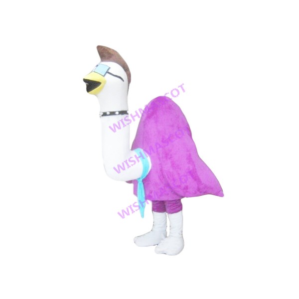Stylish Punk Ostrich Mascot Costume