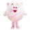 Cute Ball Shaped Pig Mascot Costume