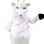 Humpback Old Goat Mascot Costume