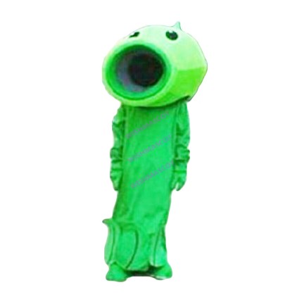 Cartoon Peashooter Mascot Costume