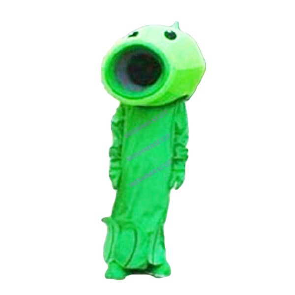 Cartoon Peashooter Mascot Costume