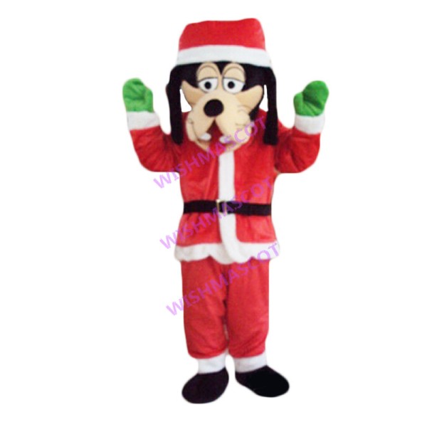 Christmas Goofy Dog Mascot Costume