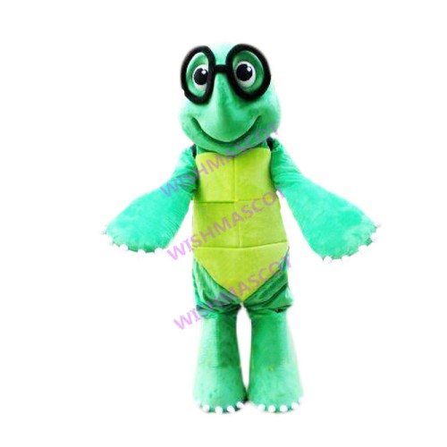 Wise Sea Turtle Mascot Costume