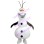 Kind Cheerful Snowman Olaf Mascot Costume