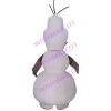 Kind Cheerful Snowman Olaf Mascot Costume