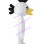 Chirping White Bird Mascot Costume