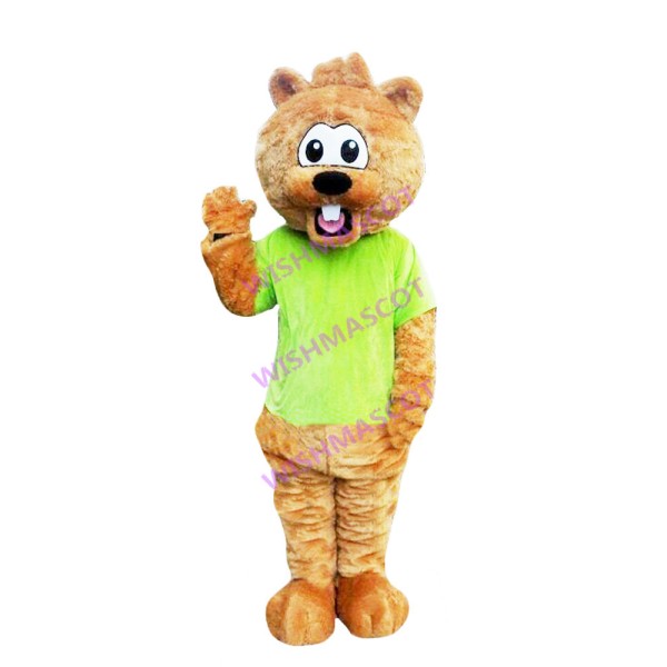 Lively Cute Squirrel Mascot Costume