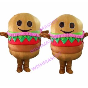Double Steak Burger Mascot Costume