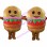 Double Steak Burger Mascot Costume