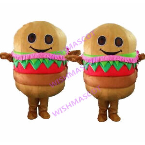 Double Steak Burger Mascot Costume