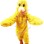 All Over Yellow Furry Bird Mascot Costume