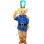 Saluting Prime Minister Bear Mascot Costume
