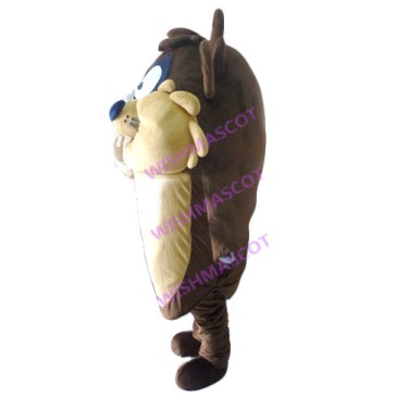 Brown Tasmanian Devil Mascot Costume