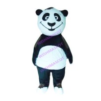 Smiling Panda Mascot Costume