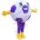 Purple Football Mascot Costume