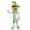 Fragrant Pear Mascot Costume With Sunglasses