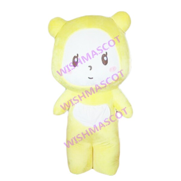 Light Yellow Baby Bear Mascot Costume