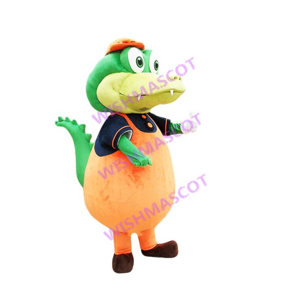 Round Belly Baby Crocodile Mascot Costume