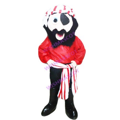 Arrogant One-eyed Pirate Mascot Costume