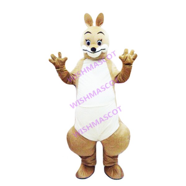 Playful Kangaroo Mascot Costume