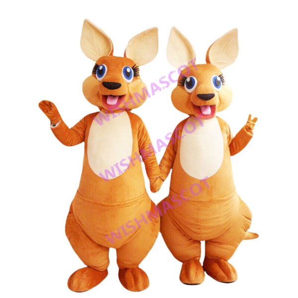 Twin Kangaroo Sisters Mascot Costume