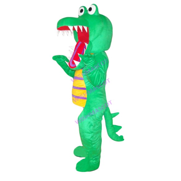 Predatory Crocodile Mascot Costume