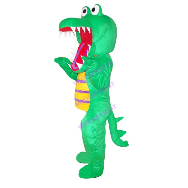 Predatory Crocodile Mascot Costume