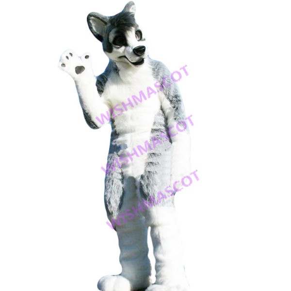 Generous Fierce Wolf Mascot Costume