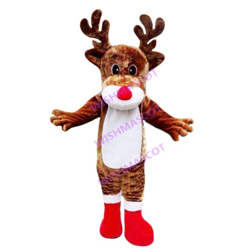 Christmas Elk Mascot Costume