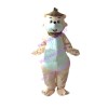 Baby Bear With Lotus Leaf Mascot Costume