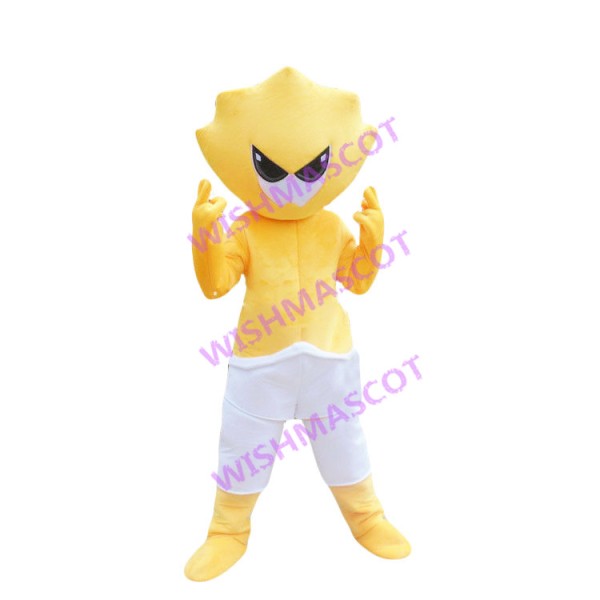 Unisex Cartoon Angry Man Mascot Costume