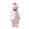 Baby Bear With Lotus Leaf Mascot Costume