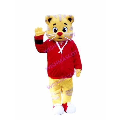 College Referee Tiger Mascot Costume