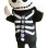 Halloween Skeleton Man Mascot Costume