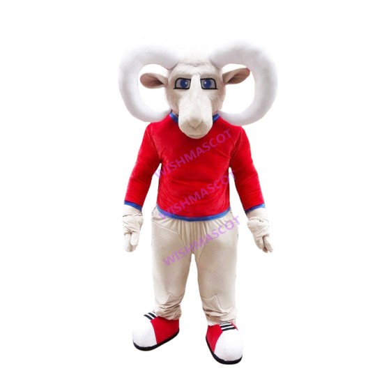 Strong Power Athlete Ram Mascot Costume