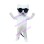 Disco Dancing Sunglasses Cat Mascot Costume