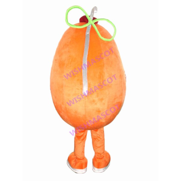 Orange Bandaged Papaya Mascot Costume