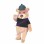 Brown Bear Mascot Costume Over The Moon