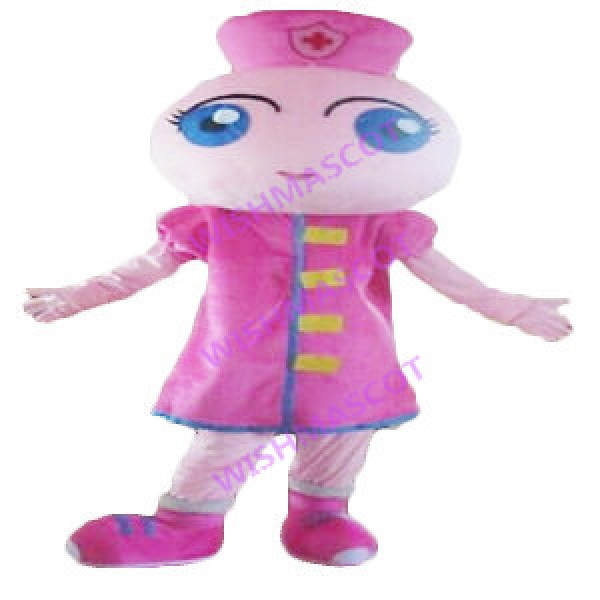 Kind-hearted Mixed-race Nurse Mascot Costume